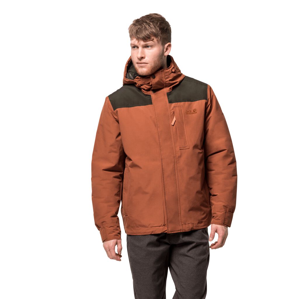 Jack Wolfskin OAKWOOD Vestes Homme Cuivre - ITDKRAF-46